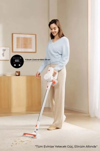 ROBO HIKİNG Serisi Şarjlı Dikey Süpürge Beyaz